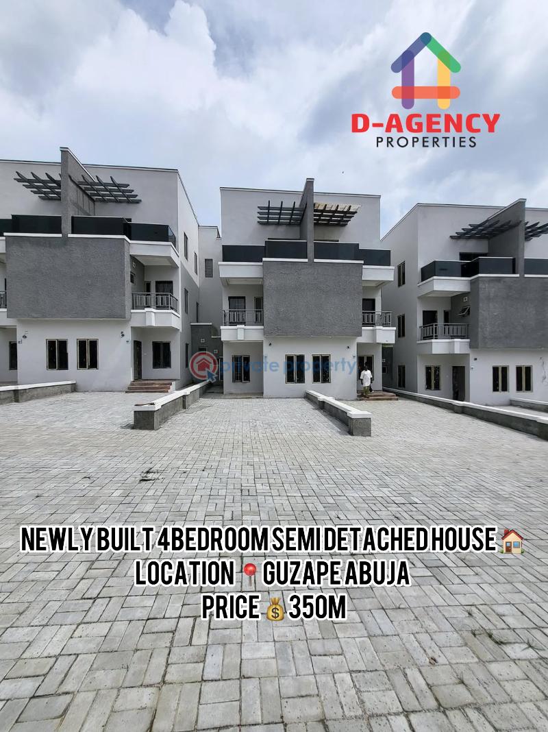 4 bedroom Semi detached Duplex For Sale Guzape Abuja Phase 1  - 0