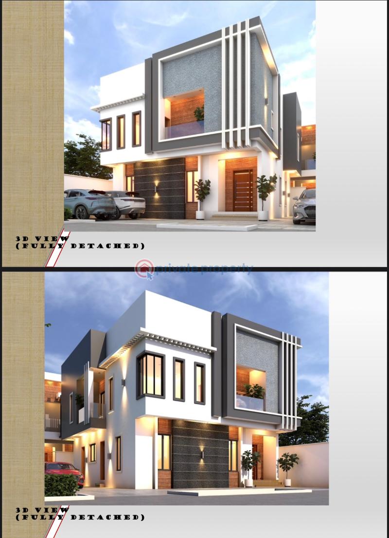 Newly built 4bedroom fully detached & semi detached duplex ogba lagos - 1 4 bedroom Duplex For Sale Ifako-ogba Lagos - 1