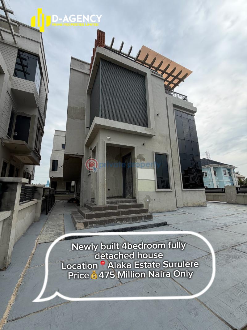 4 bedroom Duplex For Sale Alaka Estate Surulere Lagos - 0