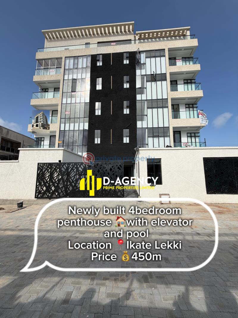 4 bedroom Penthouse For Sale Ikate Elegushi Lekki Lagos - 0