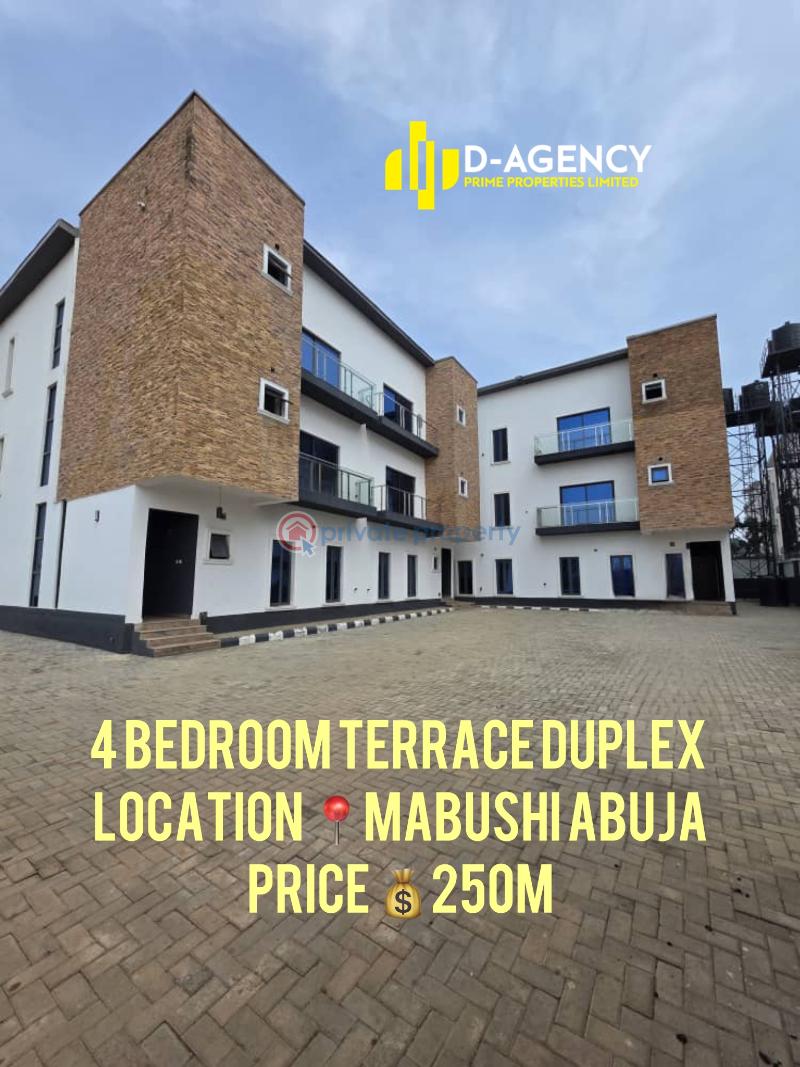 4 bedroom Terraced Duplex For Sale Mabushi Abuja Phase 1  - 0