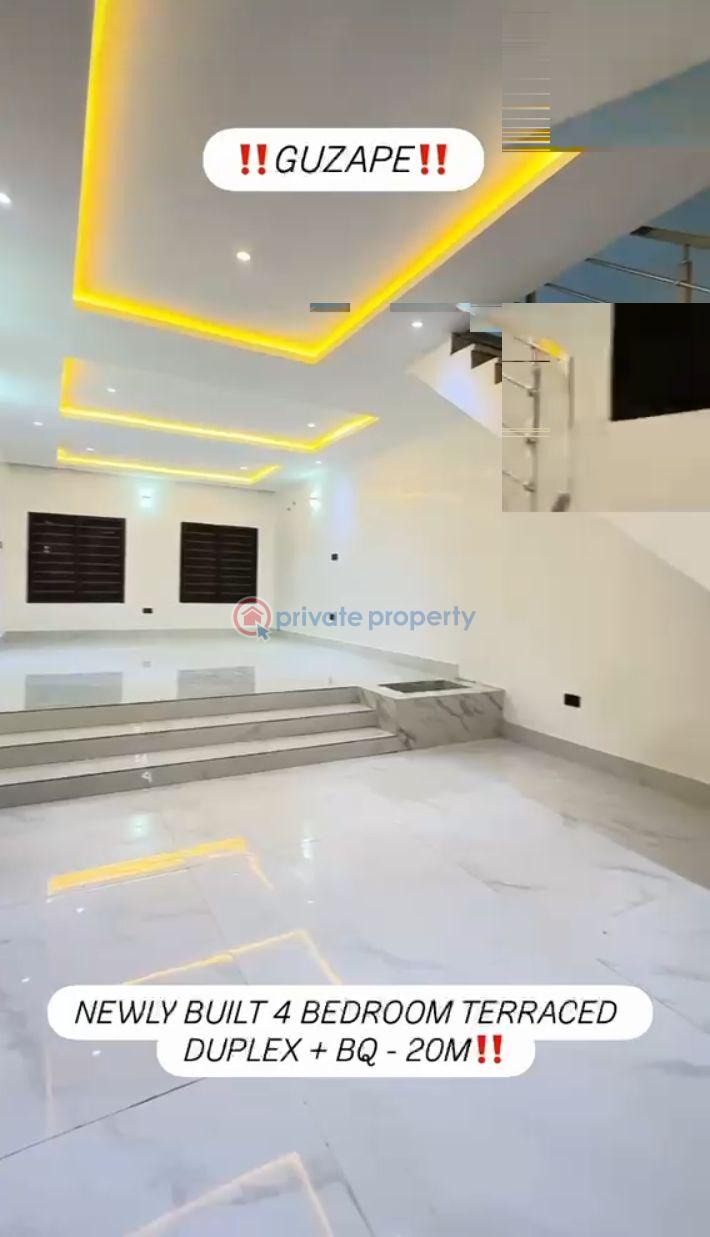4 bedroom Terraced Duplex For Rent Guzape Main Abuja Guzape Abuja Phase 1  - 1