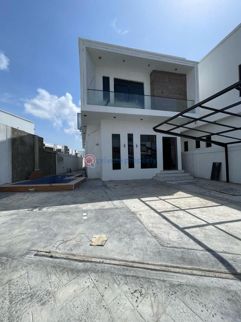 Newly built 5 bed duplex with swimming pool - 1 5 bedroom Detached Duplex For Sale Orchid Road Along Lekki Expressway Lagos - 1