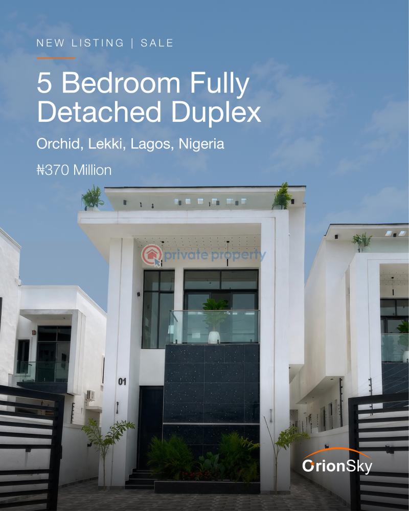 5 bedroom Detached Duplex For Sale Orchid Lekki Lagos - 0