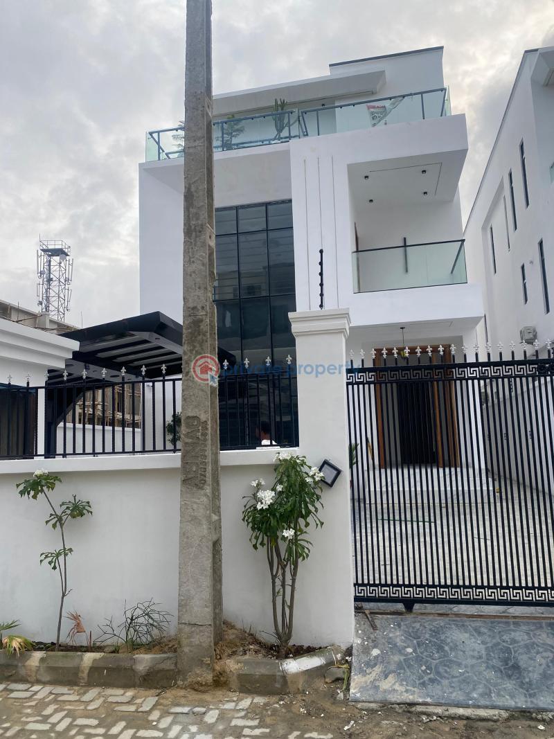 Newly built 5 bedroom fully detached house - 1 5 bedroom House For Sale Chevron Toll Gate Lekki Phase 1 Lagos - 1