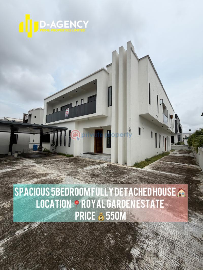 5 bedroom Detached Duplex For Sale Royal Garden Estate Ajah Lagos - 0