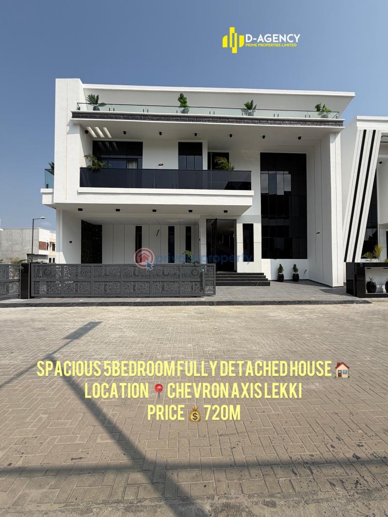 5 bedroom Detached Duplex For Sale Lekki 2nd Toll Gate Chevron Drive Lekki Lagos - 0