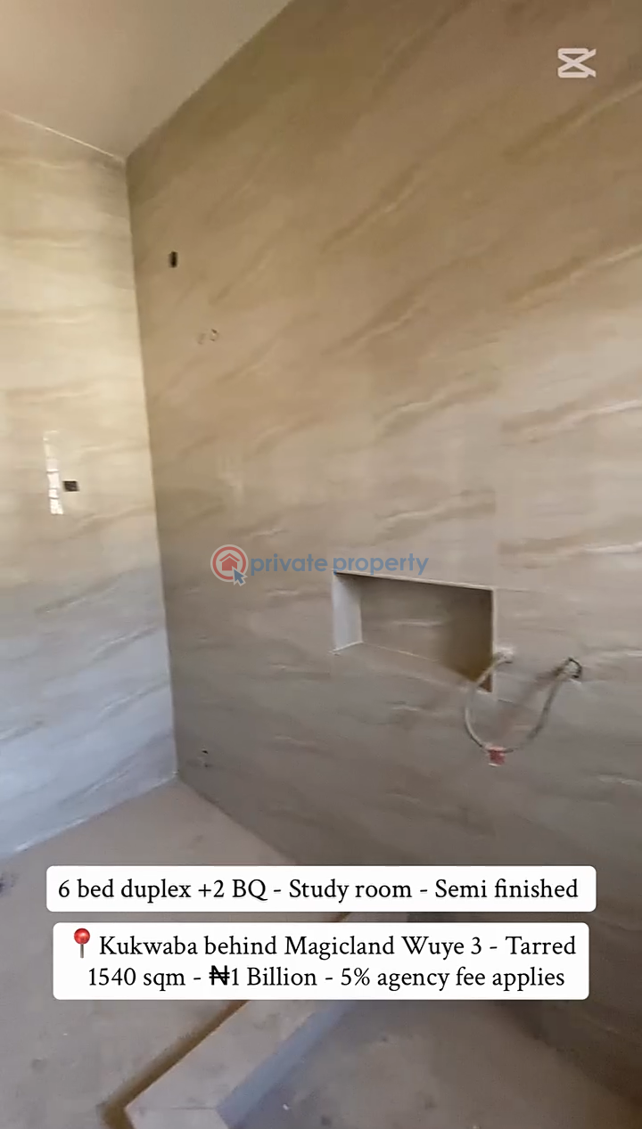 6 bedroom Duplex For Sale Kukwuaba Behind Magicland Abuja Kukwuaba Abuja Phase 2  - 4