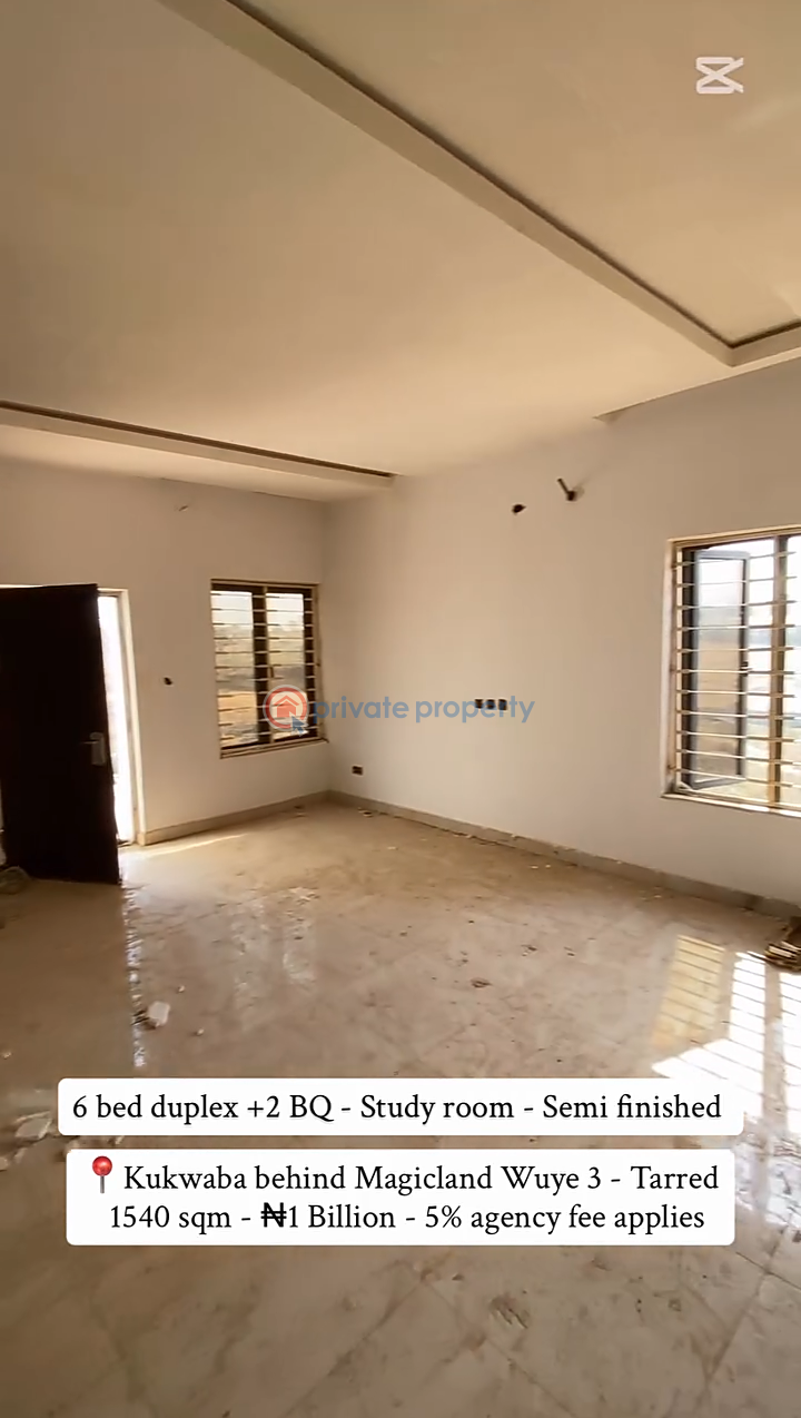 6 bedroom Duplex For Sale Kukwuaba Behind Magicland Abuja Kukwuaba Abuja Phase 2  - 0