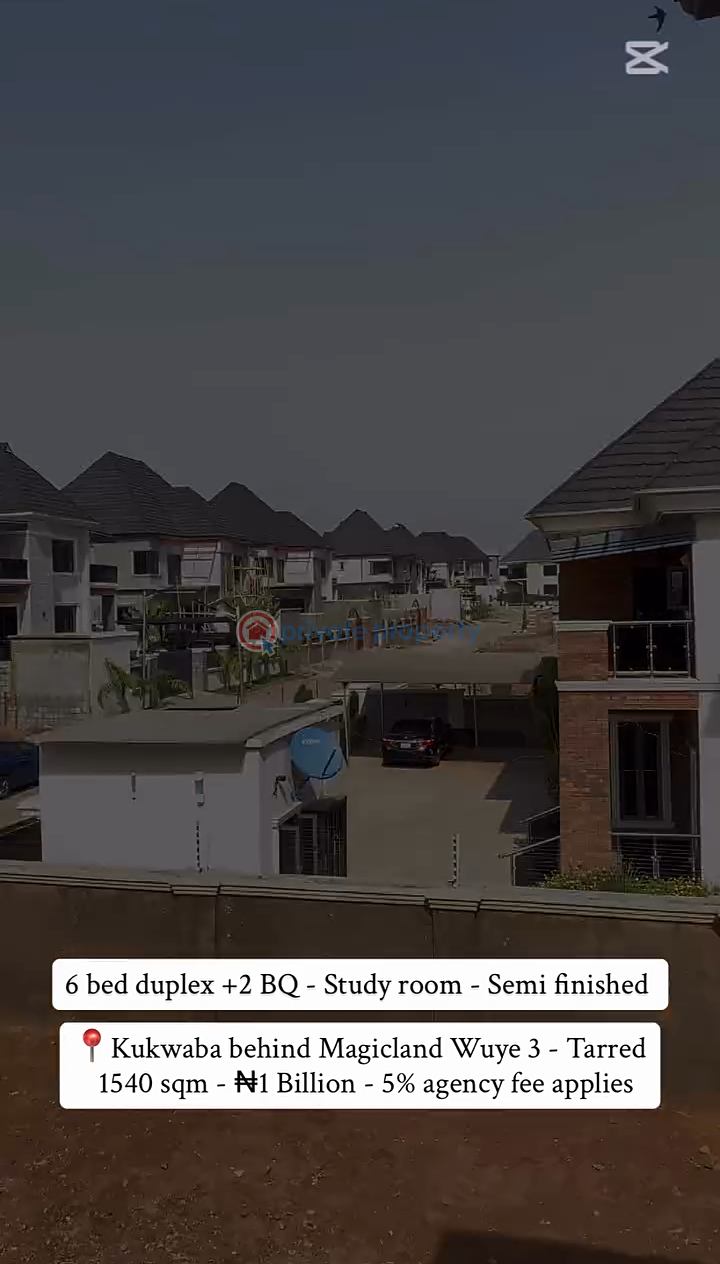 6 bedroom Duplex For Sale Kukwuaba Behind Magicland Abuja Kukwuaba Abuja Phase 2  - 3