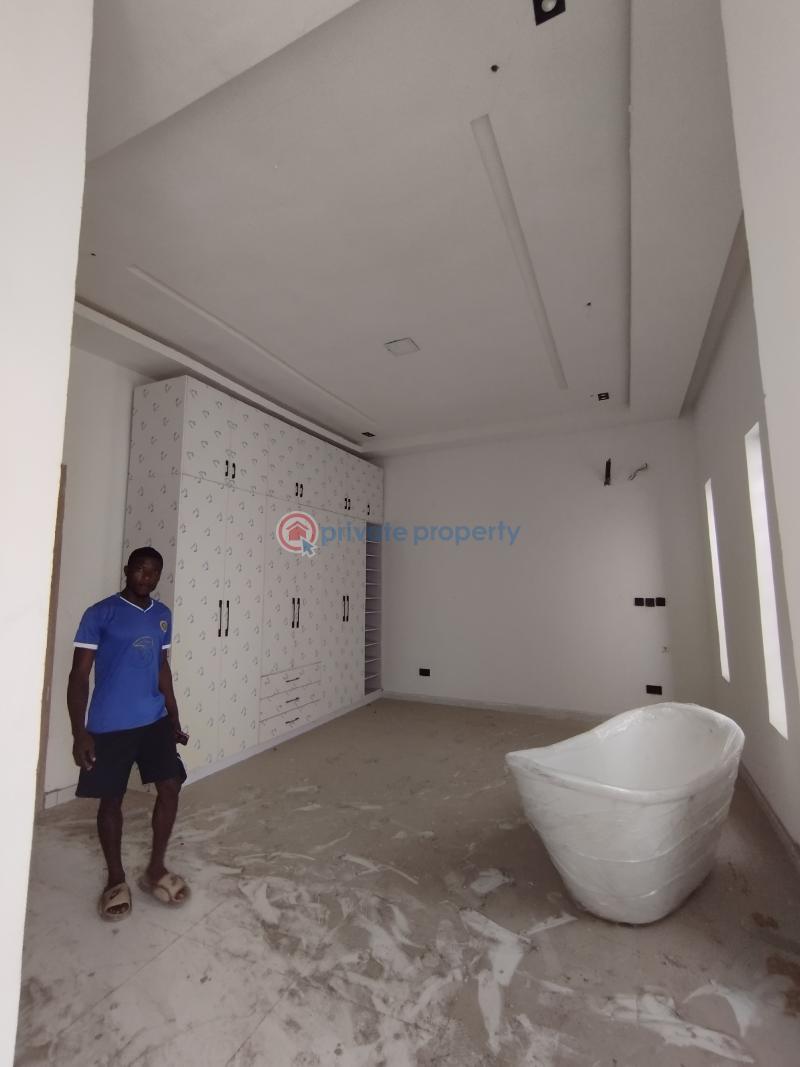 Newly built almost completed 4bed semidetached duplex with bq for rent chevron lekki - 15 4 bedroom Semi detached Duplex For Rent Estate Lekki Lagos - 15
