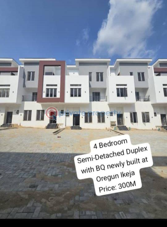 4 bedroom House For Sale Oregun Ikeja Lagos