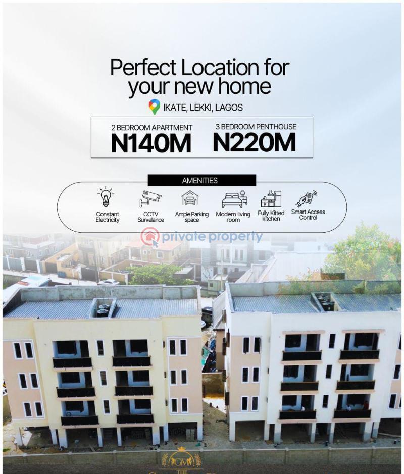 2 bedroom Studio Apartment For Sale Ikota Lekki Lagos - 0