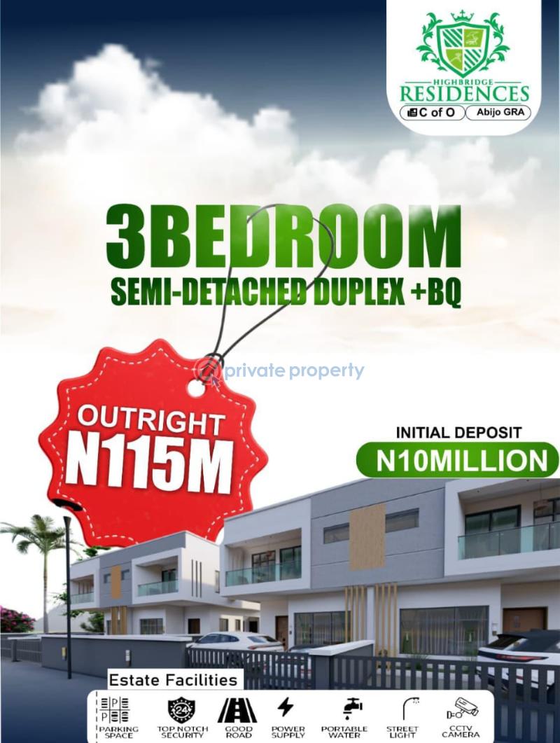 3 bedroom Detached Duplex For Sale Abijo Ajah Lagos - 1
