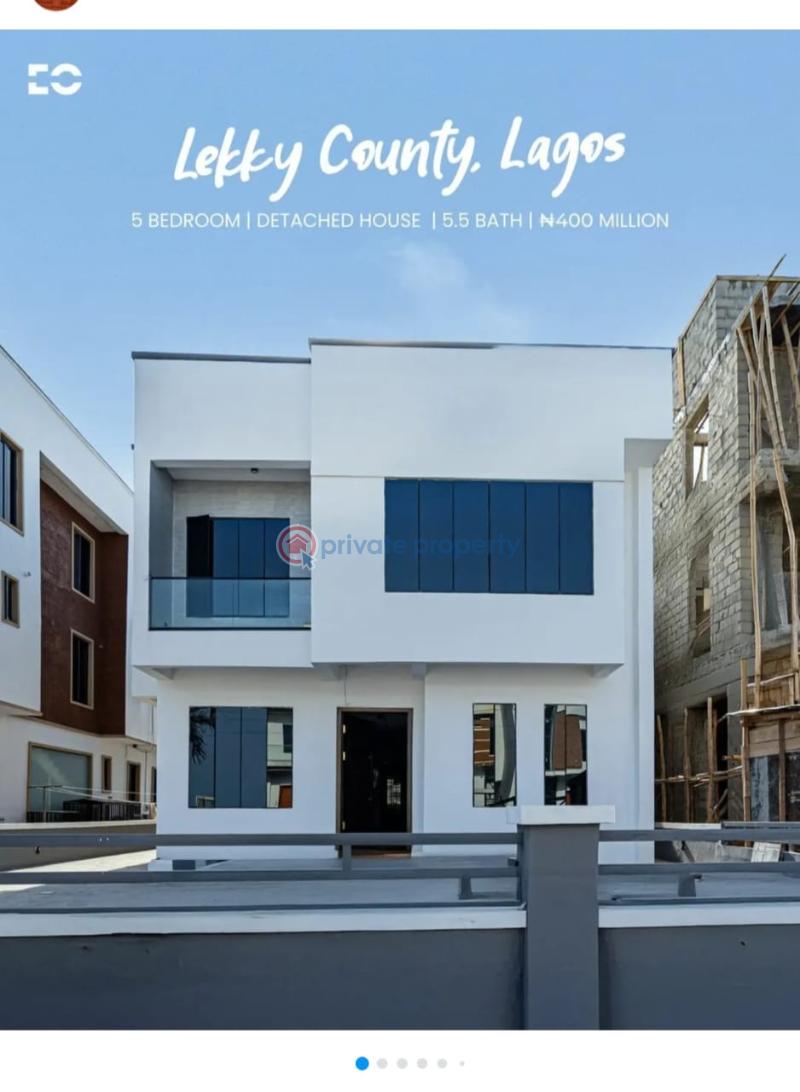 5 bedroom Detached Duplex For Sale Estate Ikota Lekki Lagos - 0