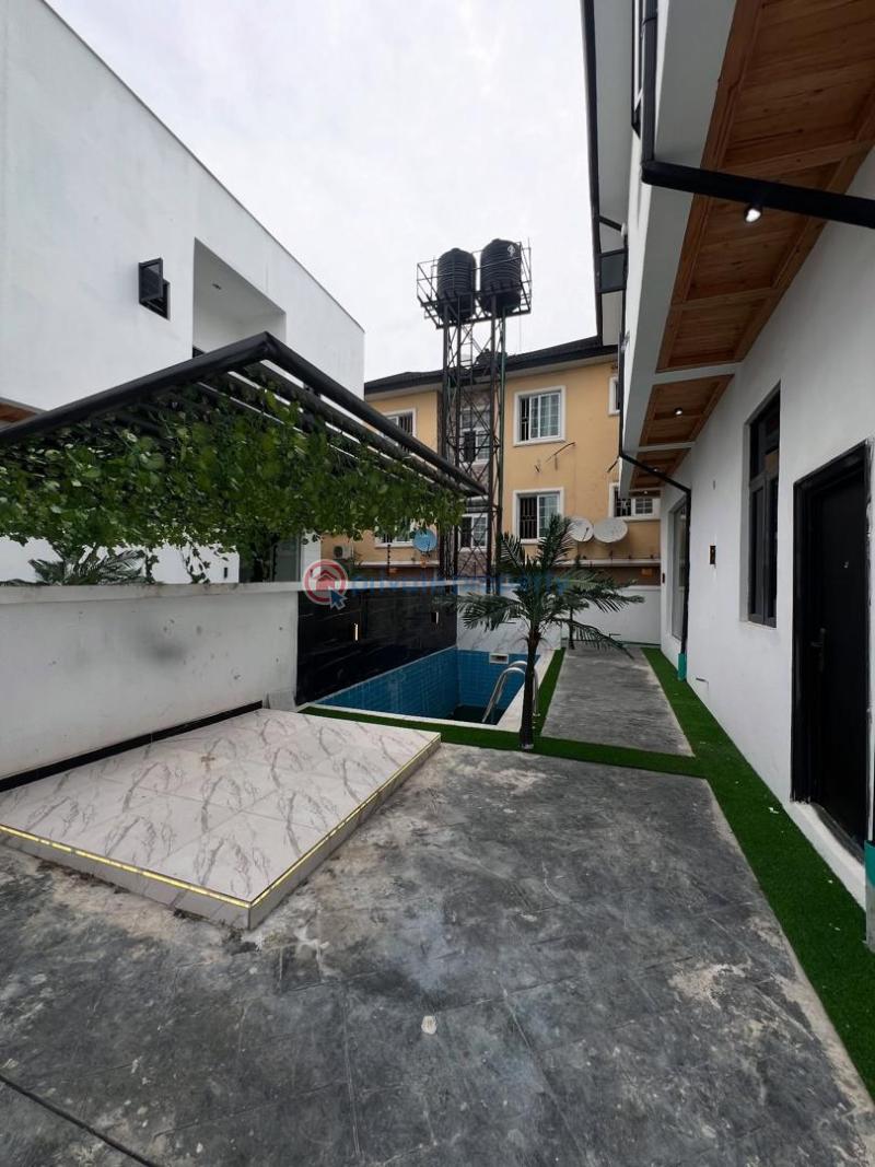 Newly built luxury 5beds detached duplex with bq,pool for rent in a secured estate ajah - 1 5 bedroom Detached Duplex For Rent Estate Ajah Lagos - 1