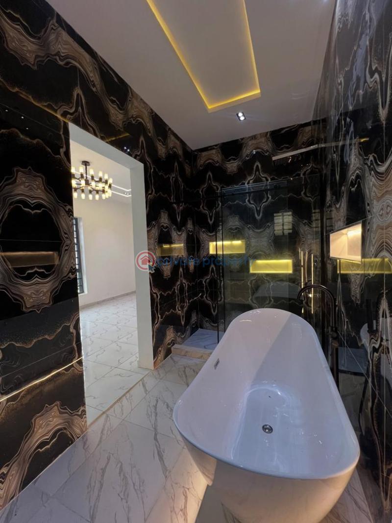 Newly built luxury 5beds detached duplex with bq,pool for rent in a secured estate ajah - 18 5 bedroom Detached Duplex For Rent Estate Ajah Lagos - 18