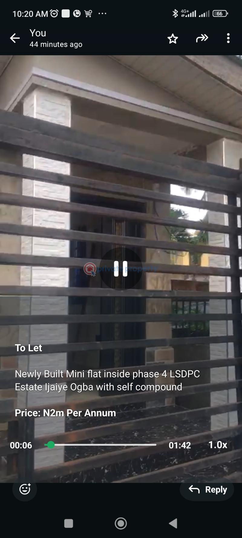 1 bedroom Mini Flat For Rent Ogba Housing Estate Ogba Bus-stop Lagos - 0