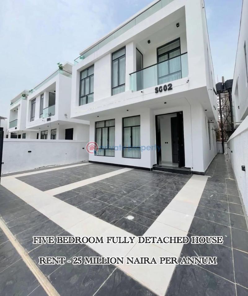 5 bedroom Detached Duplex For Rent Estate Lekki Lagos - 0