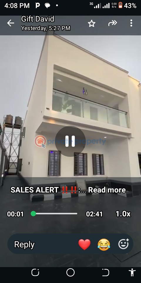4 bedroom Semi detached Duplex For Sale In An Estate Along Von Road, Airport Road, Lugbe, Abuja Lugbe Abuja Phase 4  - 1