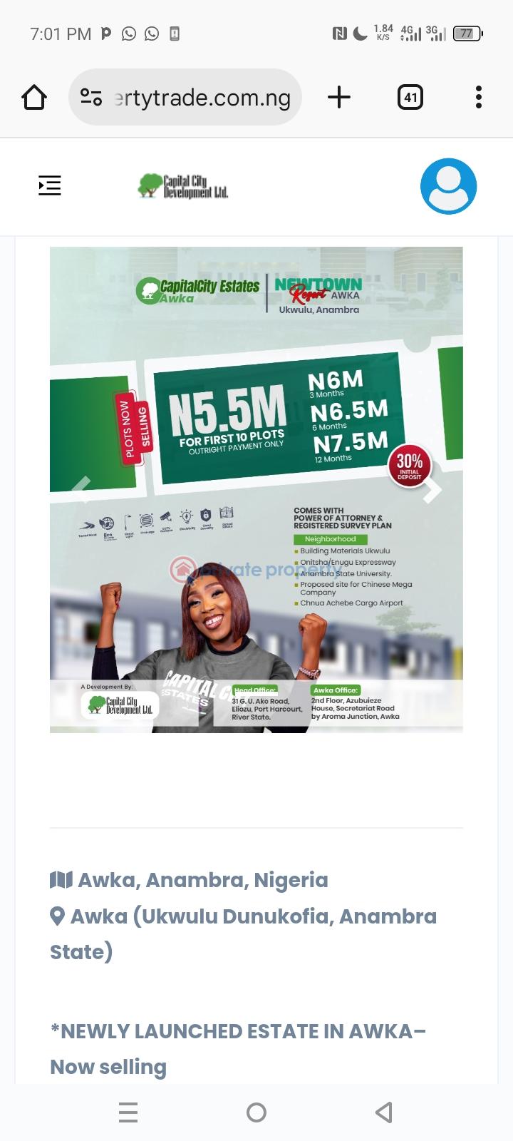 Residential Land For Sale Dunukofia Anambra