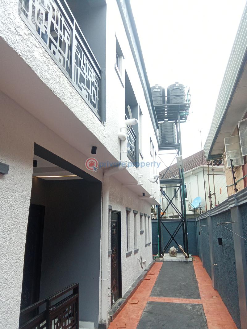 Newly renovated 2 bedroom apartment upstairs - 1 2 bedroom Block Of Flats For Rent Ago Palace Isolo Lagos - 1