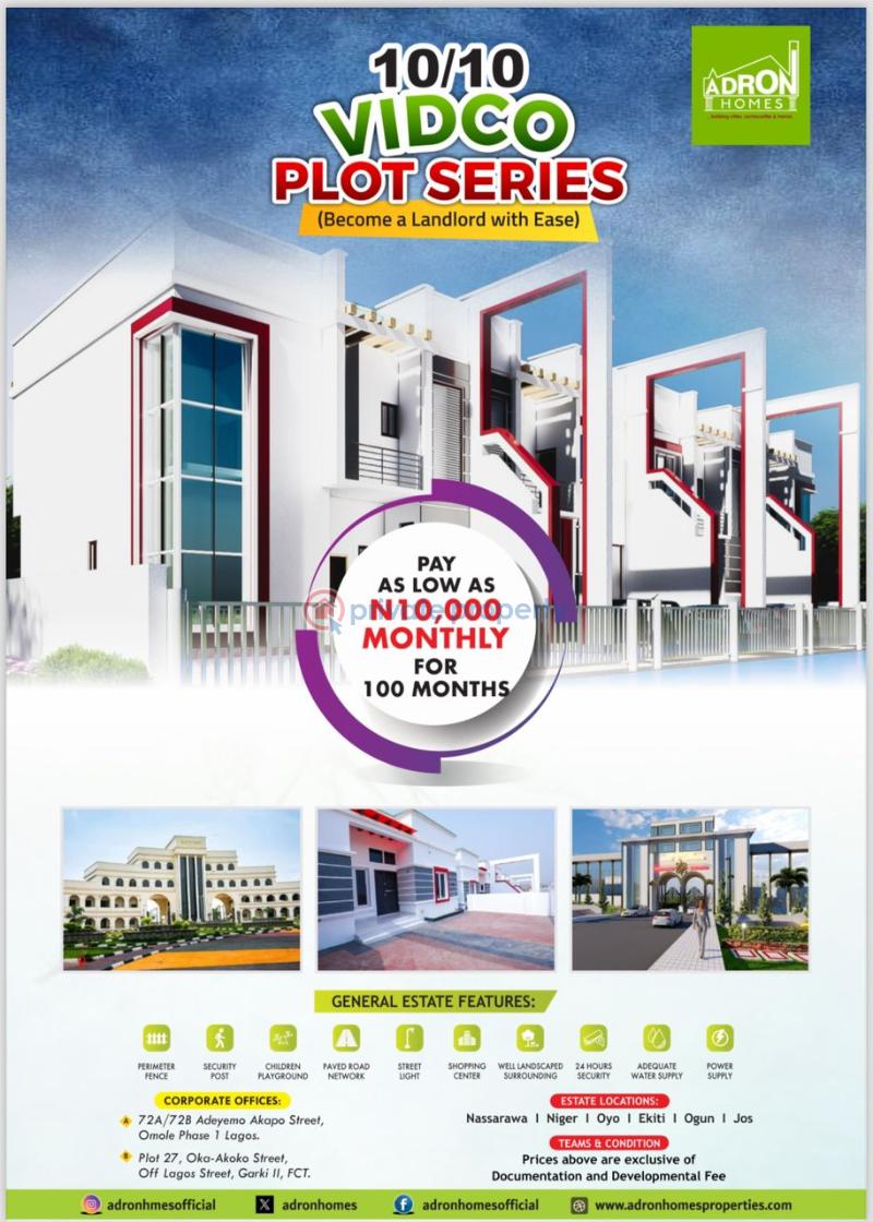 Residential Land For Sale Maloney Fm / Drs Quarters / El Kabir Estate Keffi Nassarawa - 0