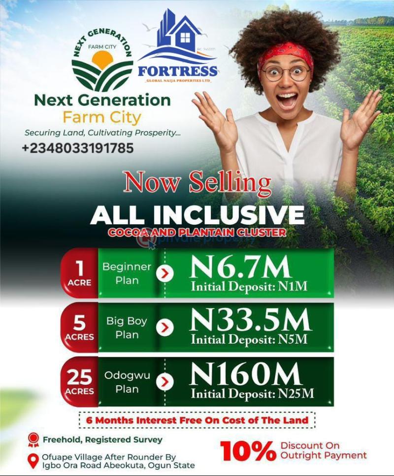 Mixed use Land For Sale Ofuape Village Abeokuta Alabata Abeokuta Ogun - 0