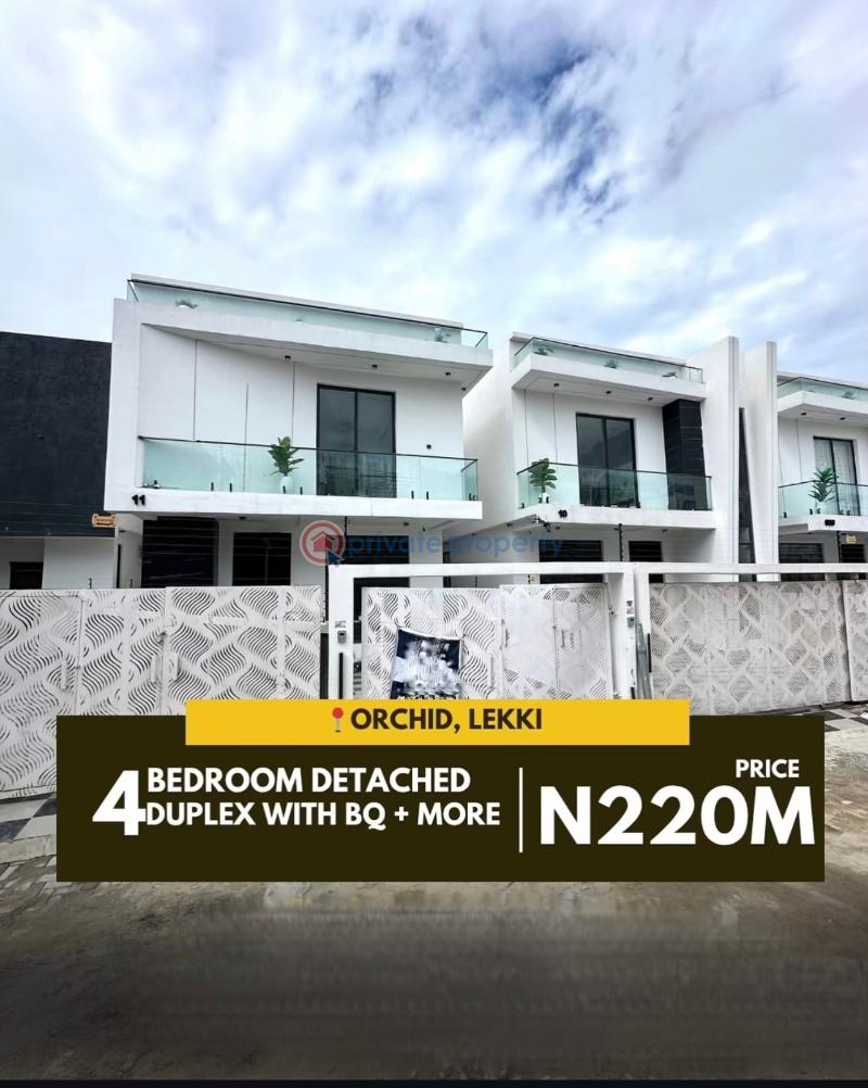 4 bedroom Detached Duplex For Sale Orchid Road By Chevron Lekki Tollgate Chevron Drive Lekki Lagos - 0
