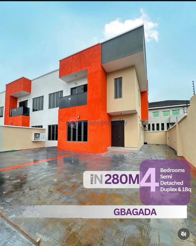4 bedroom Semi detached Duplex For Sale Gbagada Lagos Gbagada Phase 1 Lagos - 0