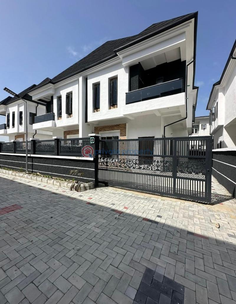 Nice 4 bedroom semi detached house with a bq - 4 4 bedroom Semi detached Duplex For Sale Orchid Road By Chevron Tollgate Lekki Chevron Drive Lekki Lagos - 4