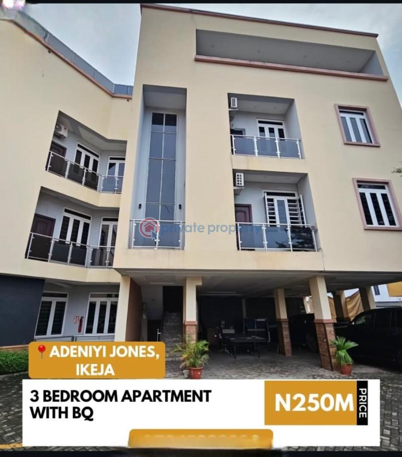 3 bedroom Block Of Flats For Sale Adeniyi Jones Ikeja Lagos - 0