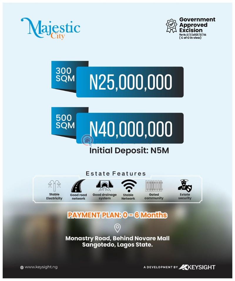 Residential Land For Sale Sangotedo Ajah Lagos