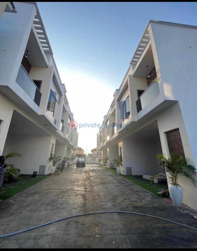 4 bedroom Terraced Duplex For Sale New Road By Chevron Lekki Chevron Drive Lekki Lagos - 1