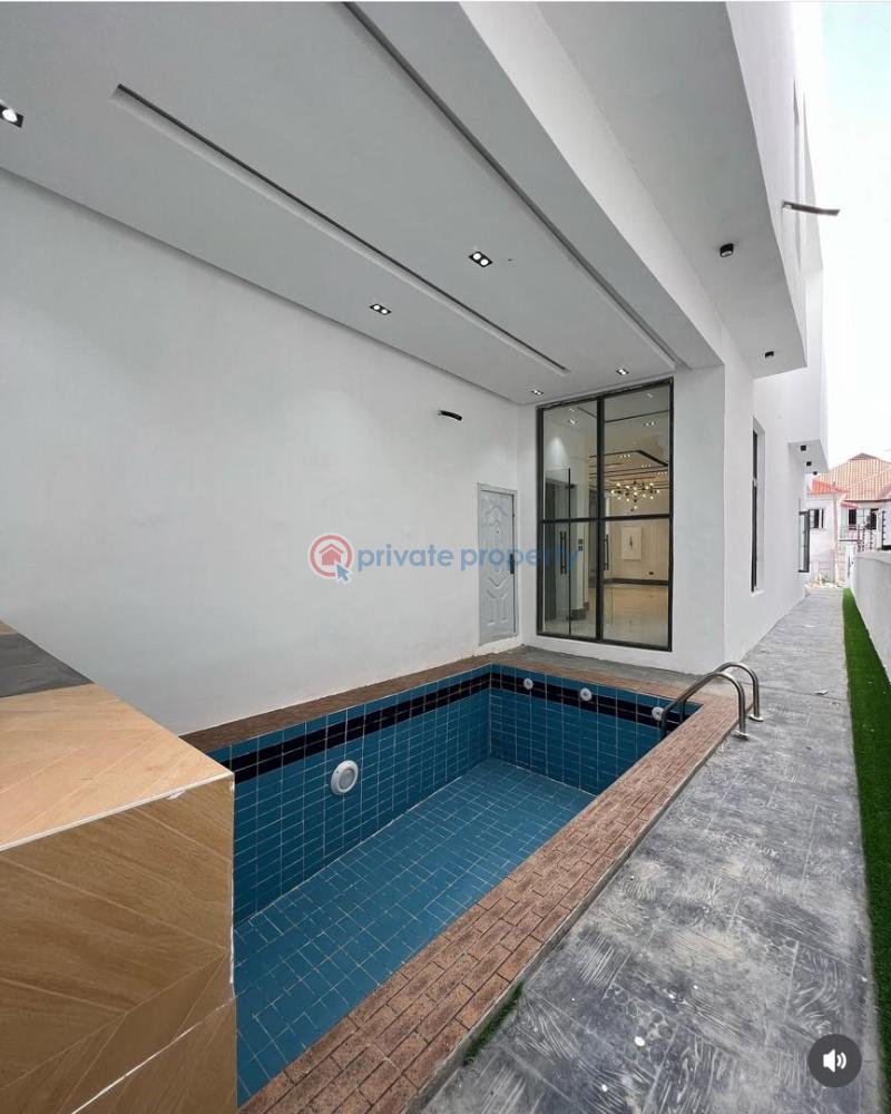 Nicely finished contemporary 5 bedroom fully detached duplex with swimming pool & bq - 16 5 bedroom Detached Duplex For Sale Close To Blenco Supermarket Opposite Skymall Sangotedo, Ajah, Lekki Sangotedo Ajah Lagos - 16
