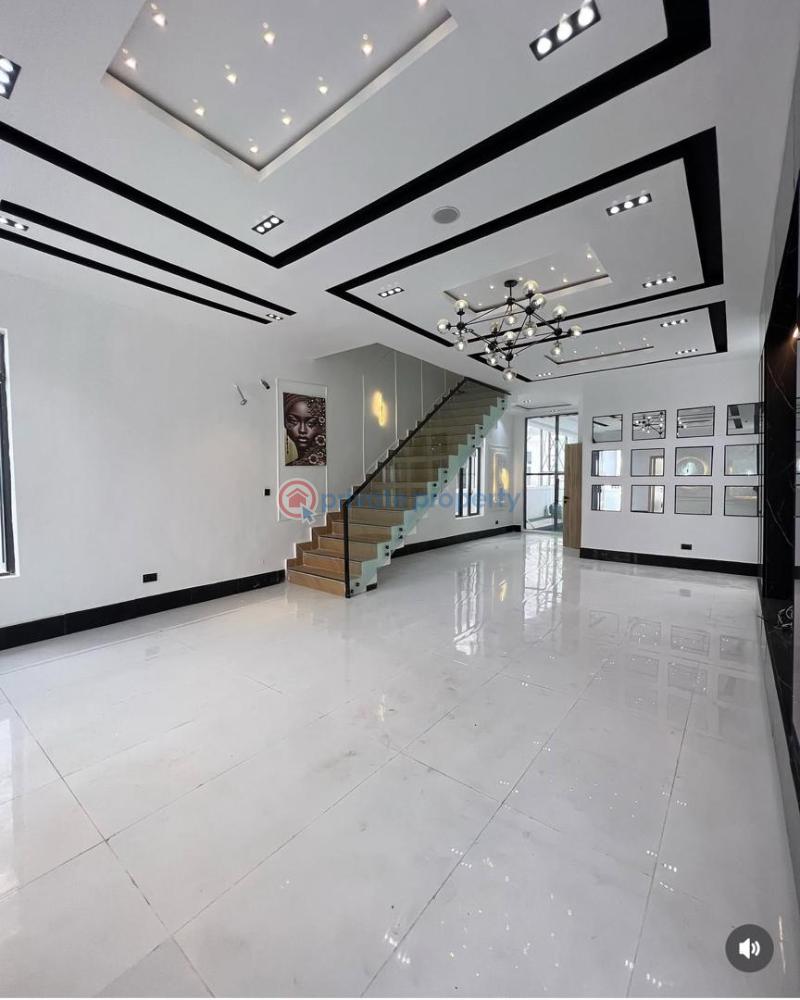 Nicely finished contemporary 5 bedroom fully detached duplex with swimming pool & bq - 2 5 bedroom Detached Duplex For Sale Close To Blenco Supermarket Opposite Skymall Sangotedo, Ajah, Lekki Sangotedo Ajah Lagos - 2