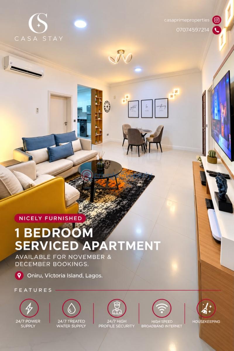1 bedroom Shared Apartment Short let Oniru Victoria Island Lagos - 0