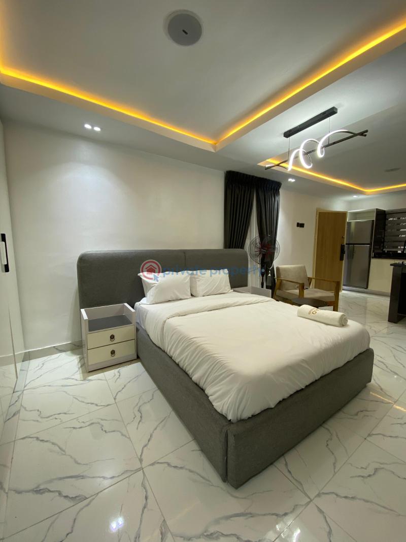 Nicely furnished studio apartment - 1 1 bedroom Flat & Apartment Short let Oniru Victoria Island Lagos - 1