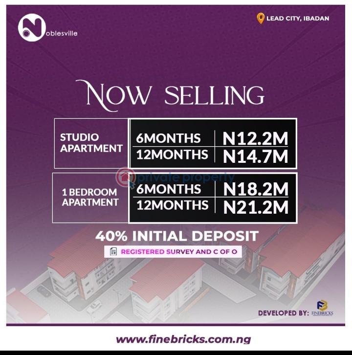1 bedroom Studio Apartment For Sale Lagos Ibadan Expressway, By Lead City University. Ibadan Oyo - 3