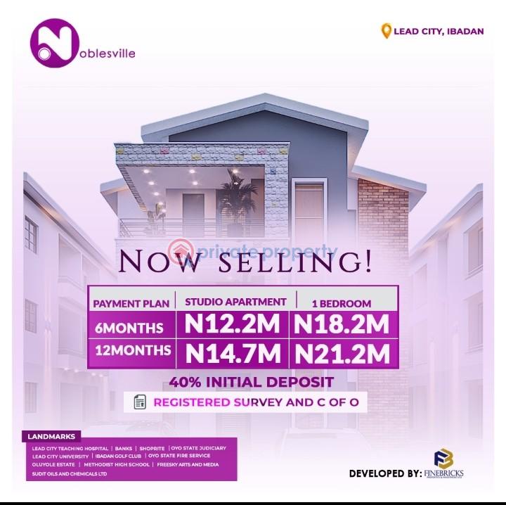 1 bedroom Studio Apartment For Sale Lagos Ibadan Expressway, By Lead City University. Ibadan Oyo - 4