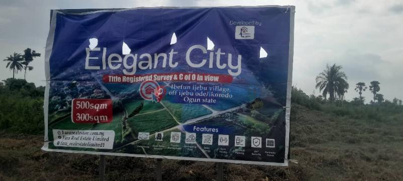 Residential Land For Sale Elegant City, Ibefun Ikorodu Leguru Odogbolu Ogun - 1