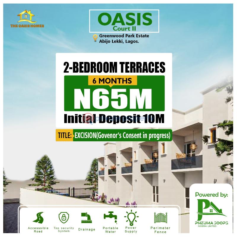 2 bedroom Terraced Duplex For Sale Abijo Ajah Lagos