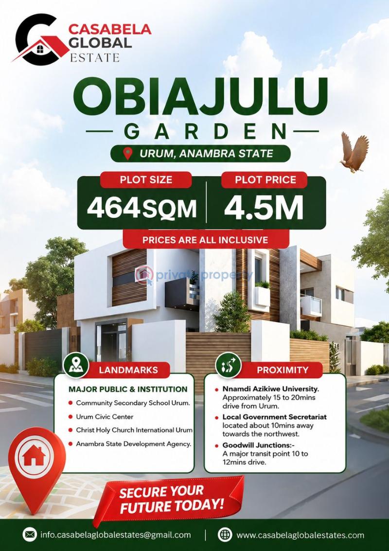 Mixed use Land For Sale Urum, Awka South Anambra