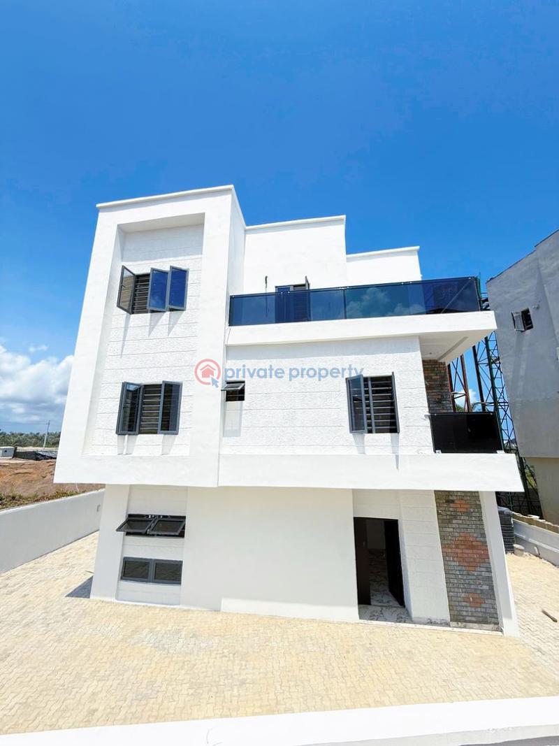 Ocean view 4 bedroom duplex - 1 4 bedroom Detached Duplex For Sale Atican Beach View Estate Abraham Adesanya Ajah Lagos - 1