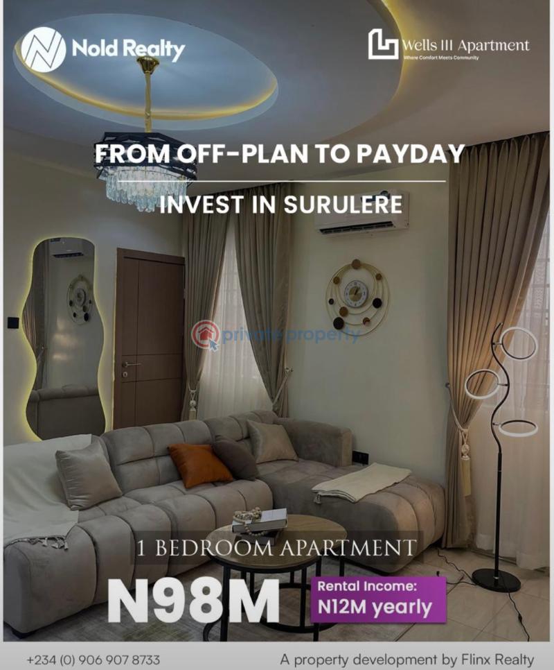 1 bedroom Mini Flat For Sale Surulere Lagos