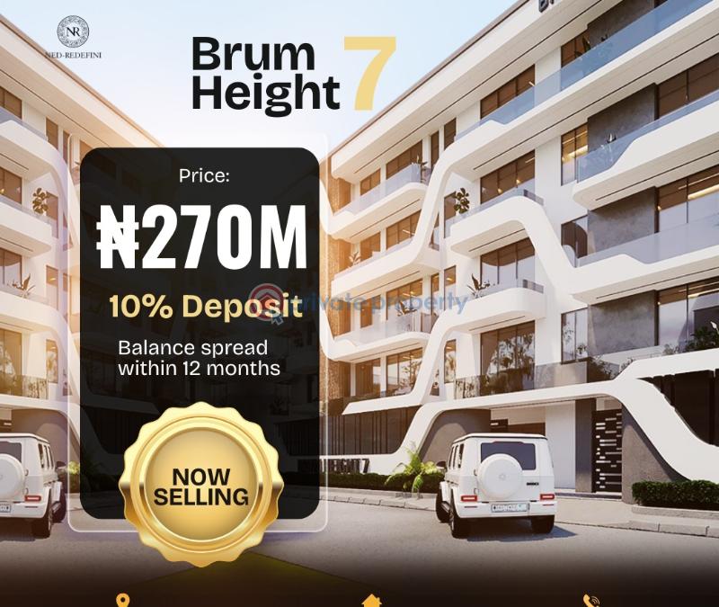 2 bedroom Block Of Flats For Sale Brum Height Lekki Phase 1 Lekki Phase 1 Lagos