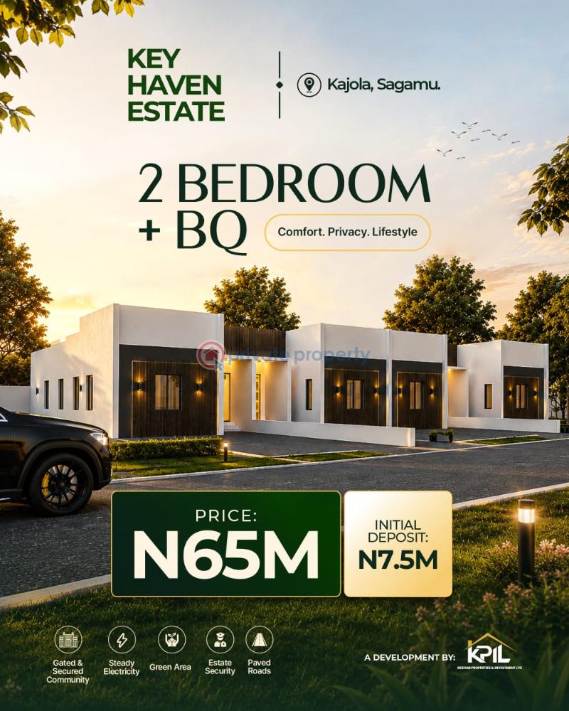 2 bedroom Detached Bungalow For Sale Kajola Sagamu Ogun - 0