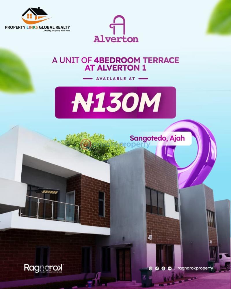 3 bedroom Duplex For Sale Alverton Close To Lekki Novare Mall And Farapark Estate With Lufasi Nature Park, Lagos Business School Sangotedo Ajah Lagos - 0