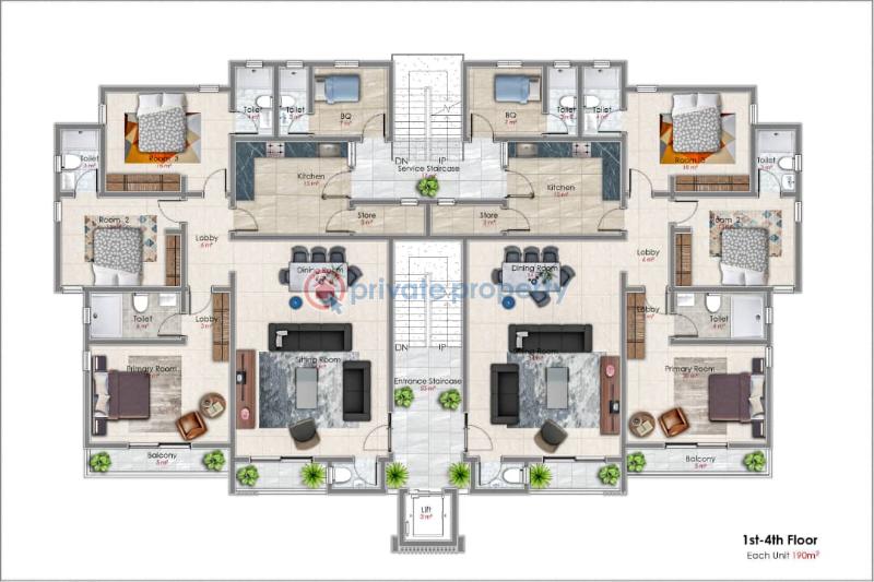 3 bedroom Block Of Flats For Sale Katampe Main Abuja Phase 2  - 2