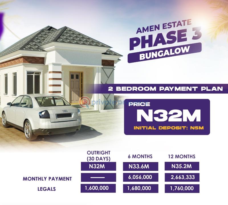 3 bedroom Bungalow For Sale Aiyetoro Opp Lekki Int'l Airport Ikegun Ibeju-Lekki Lagos - 1